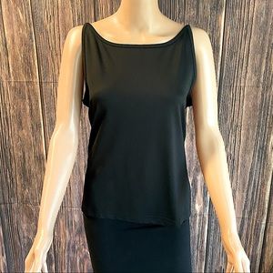 Susan Bristol black size large fancy nice tank top